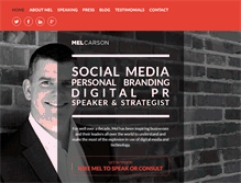 Tablet Screenshot of melcarson.com